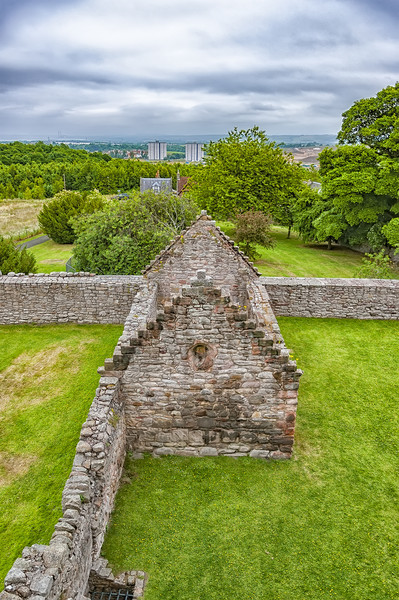 Craigmillar Castle Church Ruins Picture Board by Antony McAulay