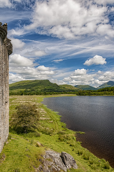 Kilchurn Castle Loch View Picture Board by Antony McAulay