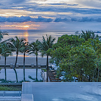 Buy canvas prints of Luxury Jacuzzi Sunrise Paradise by Antony McAulay