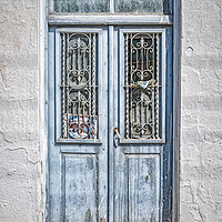Buy canvas prints of Old Blue Door on Crete by Antony McAulay