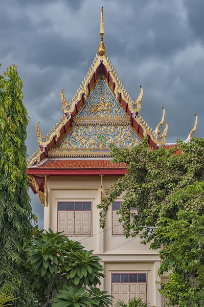 Phetchaburi Temple Facade Picture Board by Antony McAulay
