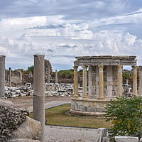 Buy canvas prints of Side Temple of Tyche Ruins by Antony McAulay