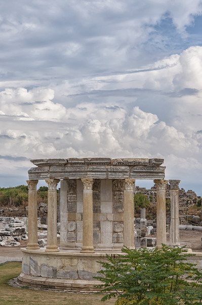 Side Temple of Tyche Picture Board by Antony McAulay