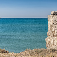 Buy canvas prints of Side Ancient City Wall By The Sea by Antony McAulay