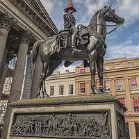 Buy canvas prints of Duke of Wellington Statue by Antony McAulay