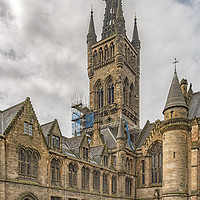 Buy canvas prints of Glasgow University Belltower by Antony McAulay