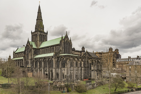 Glasgow Cathedral From The Necropolis Picture Board by Antony McAulay