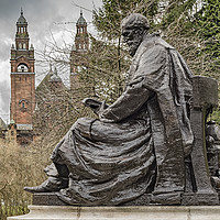 Buy canvas prints of Lord Kelvin Statue by Antony McAulay