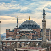 Buy canvas prints of Hagia Sophia Elevated View by Antony McAulay
