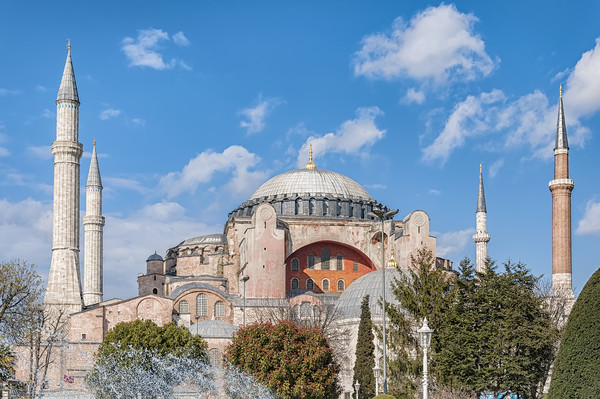 Hagia Sophia Mosque Picture Board by Antony McAulay