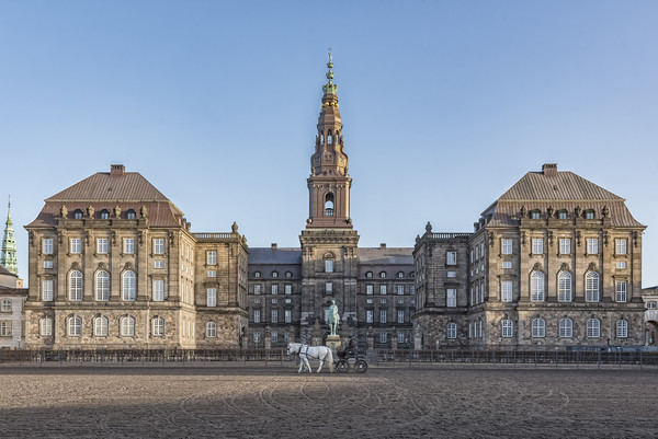 Copenhagen Christianborg Palace Picture Board by Antony McAulay