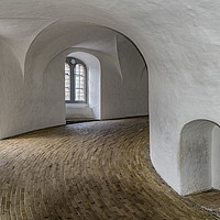 Buy canvas prints of Copenhagen Round Tower Interior by Antony McAulay