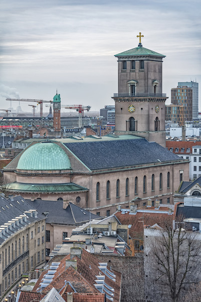 Copenhagen Vor Frue Kirke Picture Board by Antony McAulay