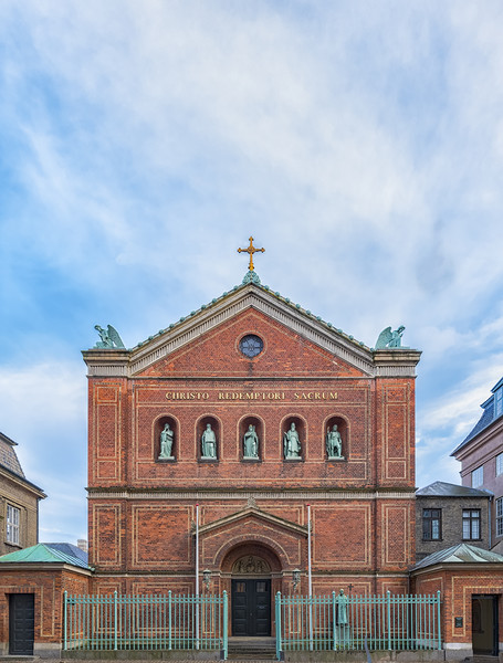 Copenhagen Saint Ansgars Cathedral Picture Board by Antony McAulay