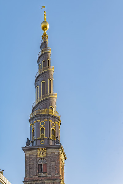 Copenhagen Vor Frelsers Kirke Picture Board by Antony McAulay