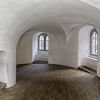 Buy canvas prints of Copenhagen Rundetaarn Interior by Antony McAulay