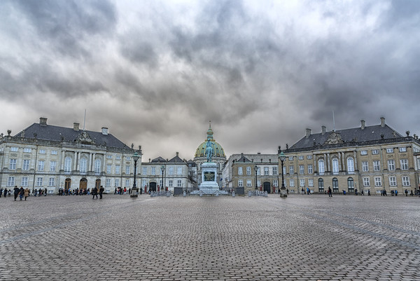 Copenhagen Amalienborg Palace Picture Board by Antony McAulay