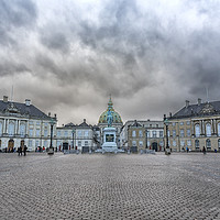 Buy canvas prints of Copenhagen Amalienborg Palace by Antony McAulay