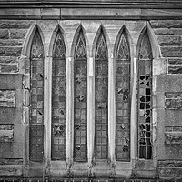 Buy canvas prints of Broken Church Windows by Antony McAulay