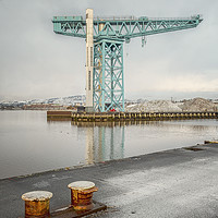 Buy canvas prints of Clydebank Titan Crane by Antony McAulay
