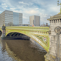 Buy canvas prints of Glasgow Albert Bridge by Antony McAulay