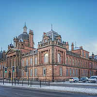 Buy canvas prints of Govan Town Hall Right Side View by Antony McAulay