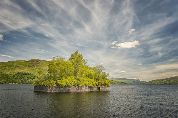 Factors Isle on Loch Katrine Picture Board by Antony McAulay