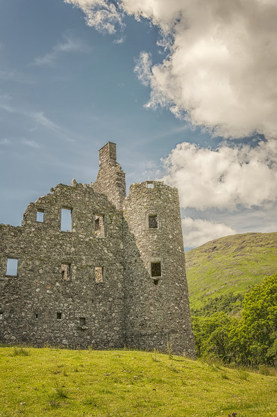 Kilchurn Castle Ruin Picture Board by Antony McAulay