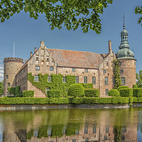 Buy canvas prints of Vittskovle Castle in South Sweden by Antony McAulay