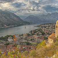 Buy canvas prints of Kotor Church of Our Lady of Remedy Landscape by Antony McAulay