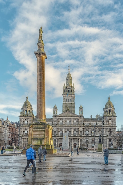 Glasgow City Chambers Picture Board by Antony McAulay
