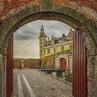 Buy canvas prints of Kronborg Castle Archway by Antony McAulay