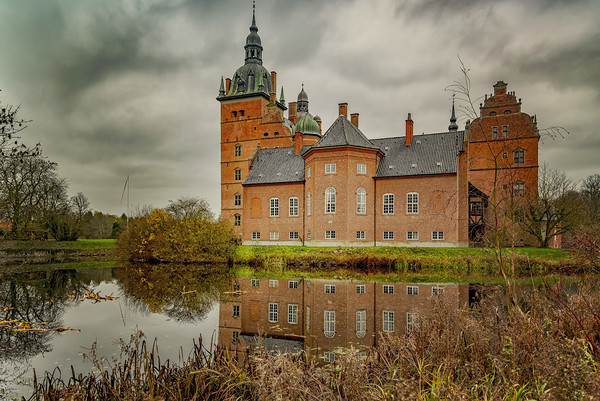 Vallo Castle with Reflection Picture Board by Antony McAulay