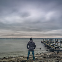 Buy canvas prints of Larod Oresund Pier Editorial by Antony McAulay