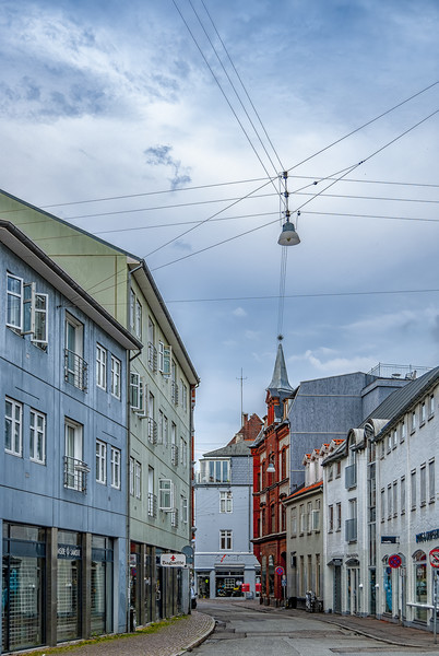 Aarhus Street View Picture Board by Antony McAulay