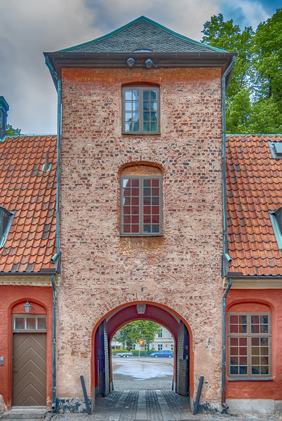 Halmstad Castle Gatehouse Picture Board by Antony McAulay