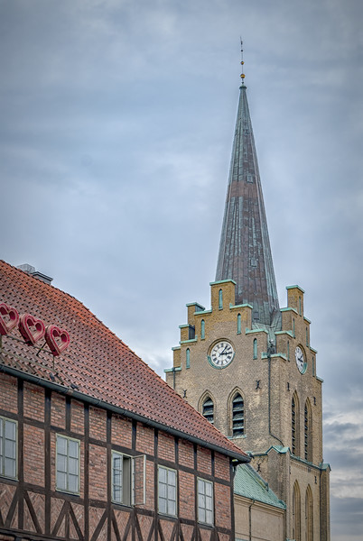 Halmstad Church from Old Town Picture Board by Antony McAulay