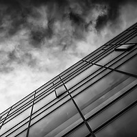 Buy canvas prints of Modern Detail in Black and White by Antony McAulay