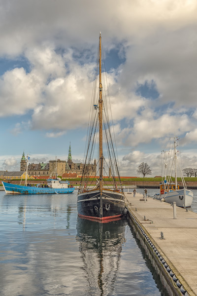 Kronborg Castle From the Harbour Picture Board by Antony McAulay