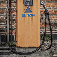 Buy canvas prints of Retro Petrol Pump by Antony McAulay