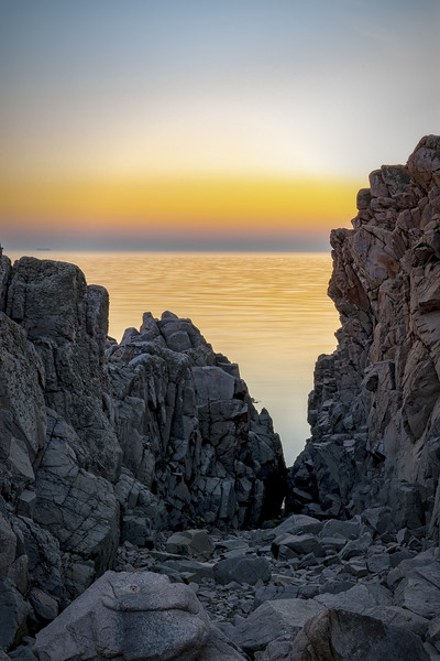 Kullaberg Coastal Region Cliff Edge Picture Board by Antony McAulay