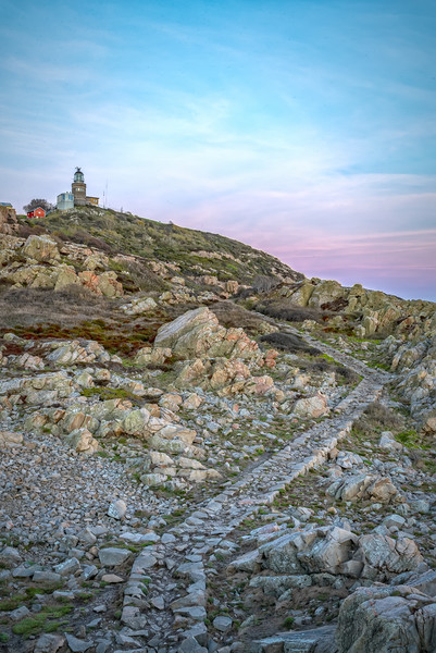 Kullaberg Lighthouse at Blue Hour Picture Board by Antony McAulay