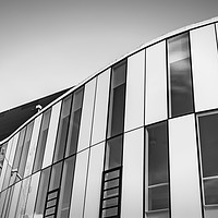 Buy canvas prints of Fine Art Modern Architecture Helsingborg Arena Abs by Antony McAulay