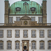 Buy canvas prints of Fredensborg Palace with Armed Guard by Antony McAulay