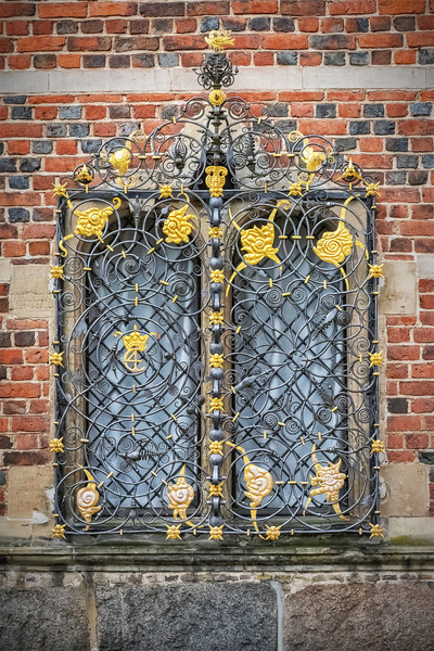 Frederiksborg Castle Ornate Window Picture Board by Antony McAulay