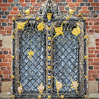Buy canvas prints of Frederiksborg Castle Ornate Window by Antony McAulay