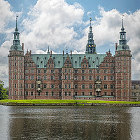 Buy canvas prints of Frederiksborg Castle Lakeside Facade by Antony McAulay
