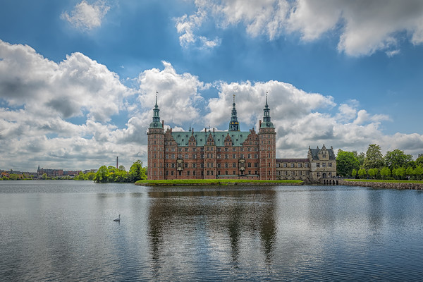 Frederiksborg Castle Lakeside View Picture Board by Antony McAulay