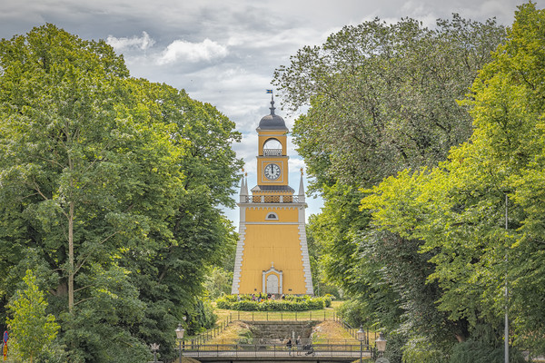 Karlskrona Admirality Bell Tower  Picture Board by Antony McAulay