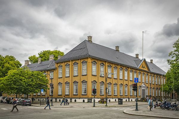 Trondheim Stiftsgarden Palace Picture Board by Antony McAulay